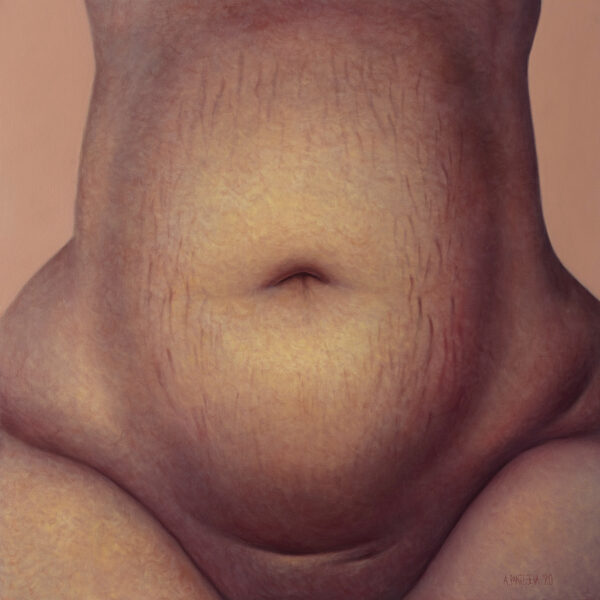 "Modern Venus", 70x70cm, oil on canvas, 2020. Available