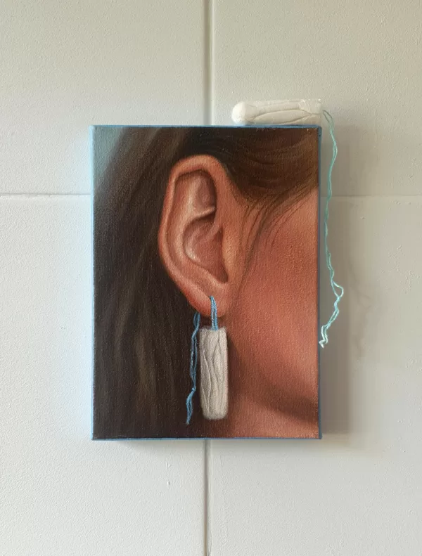 "Rotājies!", 13x18cm, audekls/eļļa, 2023. Pieejams