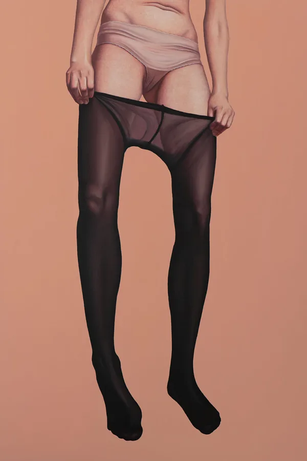 "Rituāls II", 80x120cm, audekls/eļļa, 2020. Pārdots